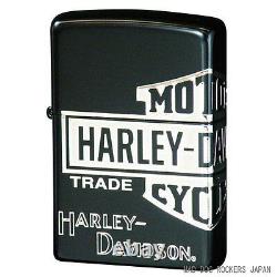 Zippo Harley Davidson Japan Limited Bar Shield Matte Black Ion Silver HDP-30