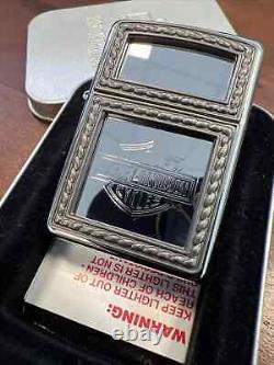 Zippo Lighter HARLEY DAVIDSON MIRRORED BAR & SHIELD HP Chrome 2004 NEW RARE