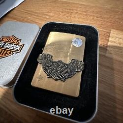 Zippo Lighter Harley Davidson Bar & Shield with Wings H281 New Unstruck