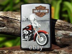 Zippo Lighter Harley Davidson Model FLFB Electra Glide FLH Bar and Shield