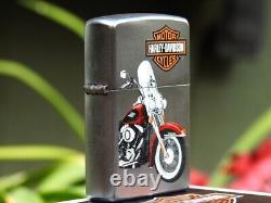 Zippo Lighter Harley Davidson Model FLFB Electra Glide FLH Bar and Shield