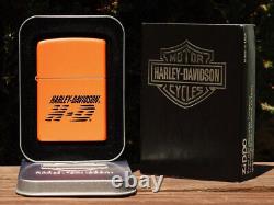 Zippo Lighter Harley Davidson Racing H-D Speed Bar and Shield # 20688