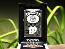 Zippo Lighter Harley Davidson V-Twin Engine Bar & Shield Limited Edition