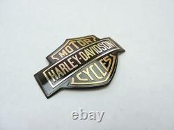 14072-86 Nos Harley Davidson Bar & Shield Tank Emblem Fxr Fxrt Fxrp Fxrd W17683
