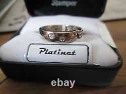 Bague en zircon cubique Platinet Harley Davidson Stamper Bar & Shield PR7486CZ