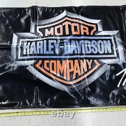 Bannière Vintage Harley-Davidson de 1988, Bar & Bouclier Les Choses Sont Différentes Sur Une Harl