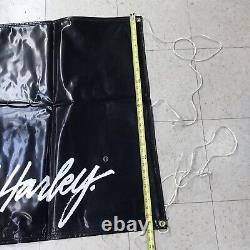 Bannière Vintage Harley-Davidson de 1988, Bar & Bouclier Les Choses Sont Différentes Sur Une Harl