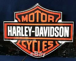 Bar Harley Davidson Et Bouclier Lighted Signe De Las Vegas Casino Machine À Sous
