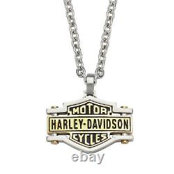 Barre En Laiton Et Pendentif En Acier Inoxydable Harley-davidson 186 / Hsn0045