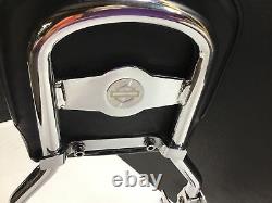 Barre de dossier détachable Sportster OEM Harley avec emblème Bar & Shield