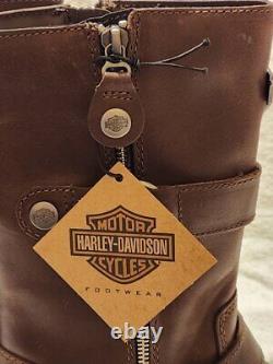 Bottes en cuir pour femmes Harley Davidson Ardsley Brown