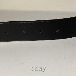 Boucle de ceinture avec logo Bar & Shield en pierres turquoise Harley Davidson et ceinture noire taille 34