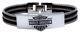Bracelet D'identification En Câble D'acier Avec Le Logo Bar & Shield Pour Homme Harley-davidson, Hsb0068