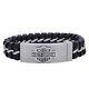 Bracelet D'identité Harley-davidson Pour Homme Avec Fermoir Caché Et Logo Bar & Shield En Acier Inoxydable