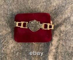 Bracelet pour hommes Harley-Davidson avec le logo de la barre et du bouclier