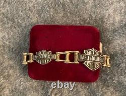 Bracelet pour hommes Harley-Davidson avec le logo de la barre et du bouclier