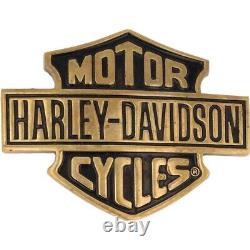Brass Harley Davidson Bar Shield Logo Biker Moto 80s Vintage Ceinture Boucle