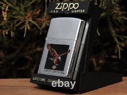 Briquet Zippo Harley Davidson Flying Eagle Bar and Shield Rare 1992