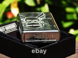 Briquet Zippo Harley Davidson Harley Skull Willie G Bar & Shield Rare