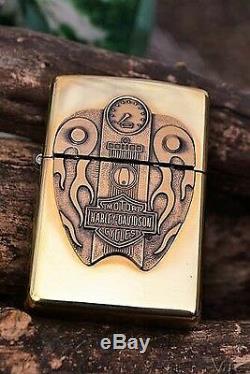 Briquet Zippo Harley Davidson Surprise Barre Et Bouclier Surprise 254bhd H266