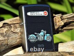 Briquet Zippo européen Harley Davidson 1949 Panhead V-Twin Bar and Shield