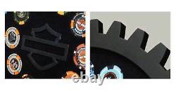 Cadre de jetons de poker avec logo Harley-Davidson Sprocket Bar & Shield pouvant contenir 26 jetons.