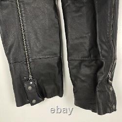 Chaps en cuir noir Harley Davidson pour homme XL avec logo Bar & Shield, modèle 98090-06VM