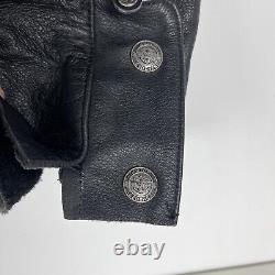 Chaps en cuir noir Harley Davidson pour homme XL avec logo Bar & Shield, modèle 98090-06VM