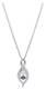 Collier Harley-davidson Women's Infinity Silver Bar & Shield, Argent Hdn0369-18