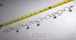 Collier de moto Harley Davidson en argent sterling 925 à plusieurs boucles et écusson 2