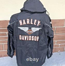 Costume De Pluie M Pour Hommes Harley-davidson, Bar & Shield Top Wing, Noir 98204-13vm