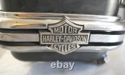 Dans Les Années 1970 Harley Shovelhead Low Rider Softail Chopper Bar & Shield Oil Tank W Filtre