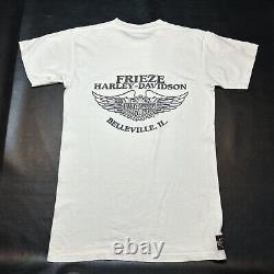 Emblème vintage en 3D Harley Davidson aigle Bar Shield Graphic T-shirt Taille moyenne