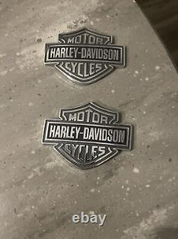 Emblèmes de réservoir de carburant en métal lourd Harley Davidson Genuine Bar & Shield