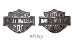 Emblèmes de réservoir de carburant en métal lourd Harley Davidson Genuine Bar & Shield 61400055