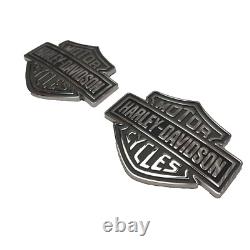 Emblèmes de réservoir de carburant en métal lourd Harley Davidson Genuine Bar & Shield 61400055