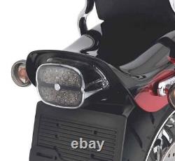 Feu arrière LED NOS Genuine Harley Bar & Shield avec lentille fumée et contour noir 68087-08