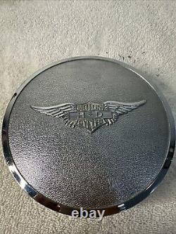 Filtre à air rond vintage Harley Davidson avec logo Bar and Shield, chromé, authentique 8' OEM