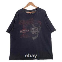 HARLEY-DAVIDSON T-shirt imprimé Skull Bar & Shield noir fabriqué en occasion