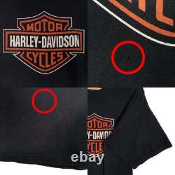 HARLEY-DAVIDSON T-shirt noir avec impression de l'aigle Bar & Shield Harley Davidson Taille Utilisée