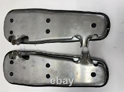 Harley-Davidson 86-17 Softail Repose-pieds Rider Crested Bar & Shield Chrome