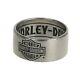 Harley Davidson Bague Pour Hommes Classic Bar & Shield Logo Band Silver Size 10 Hdr0264