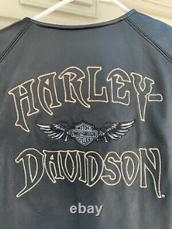 Harley Davidson Bar And Shield Wings Vest Men Grande Relique De Nice
