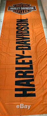 Harley Davidson Bar & Shield B & S Fahne Flagge Flag Breite 100 CM Länge 300 CM