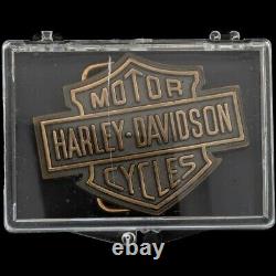 Harley Davidson Bar Shield Logo Biker Motorcycle 1980s Nos Vintage Ceinture Boucle