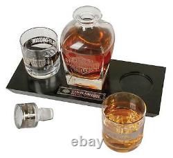 Harley-Davidson Bar & Shield Logo Carafe en verre et ensemble de verres à whisky 23 oz