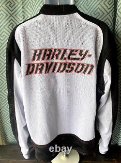 Harley Davidson Bar & Shield Logo Mesh Jacket Road Gear Sz XL Pas D'armure