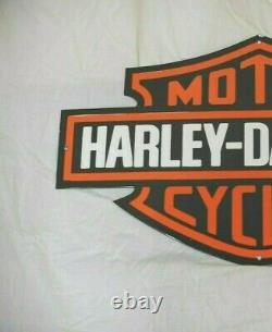 Harley Davidson Barre De Vente De Motos Et Bouclier 23 X 13 1/2
