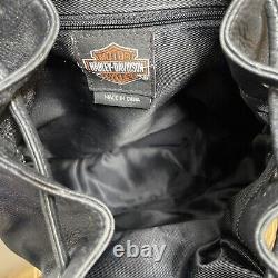 Harley Davidson Black Leather Bar & Shield Mini Sac À Dos Sac À Main Sac À Dos