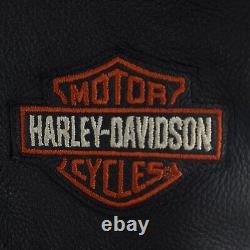 Harley-Davidson Chaps en cuir avec fermeture éclair et boutons-pression Bar & Shield pour homme taille XL 98090-06VM